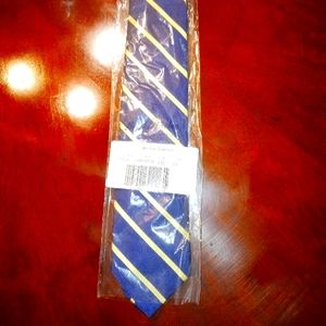 Brooks Brothers tie navy blue and gold